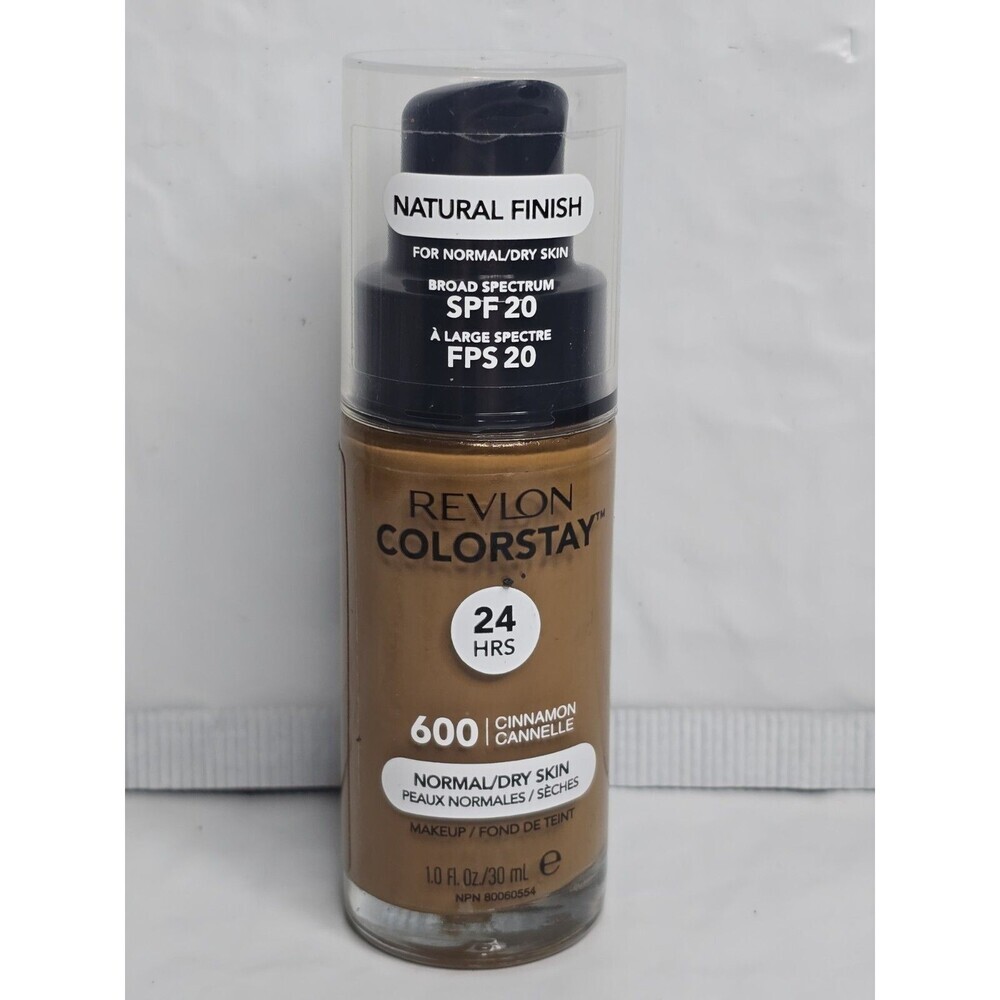 Revlon ColorStay Longwear Makeup 24 Hour Normal / Dry 600 Cinnamon 1 oz.
